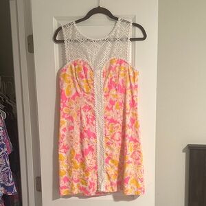 Lilly Pulitzer Pink & Yellow Shift Dress 💛